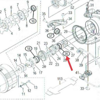Подшипник Shimano 14/18... 2